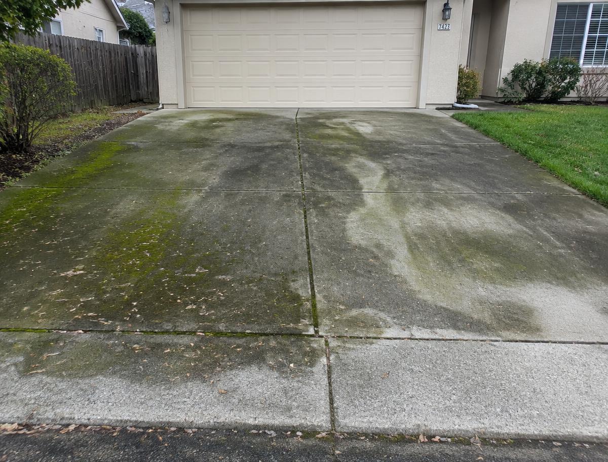 Driveway Revitalization — before
