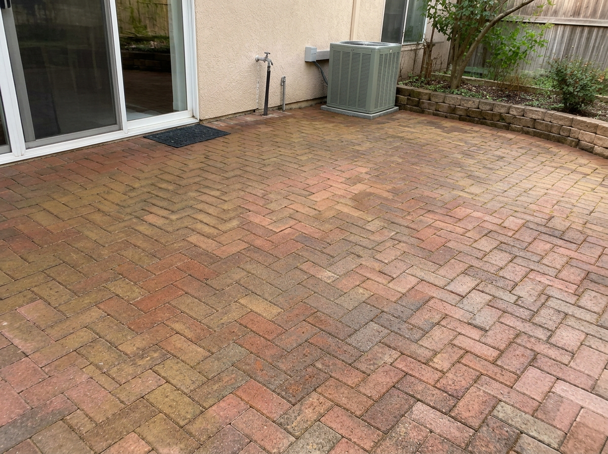 Paver Patio Restoration — after